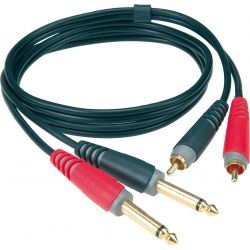 CABLE 2 RCA - 2 JACK 3MT