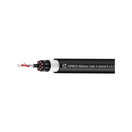 ADAM HALL KQPMC04 CABLE MULTIPAR 4 CANALES 4 X 0,22 MM
