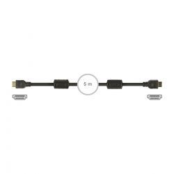 CABLE HDMI-HDMI 5 METROS COMPATIBLE 4K 2K FULL HD 24 AWG