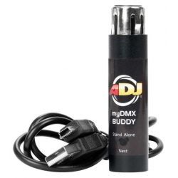 AMERICAN DJ MY DMX BUDDY INTERFACE DMX 512 256 CANALES USB