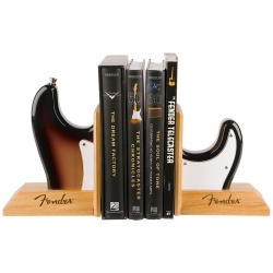 FENDER 912-4783-000 SOPORTE LIBROS Stratocaster Body Bookends 3TS