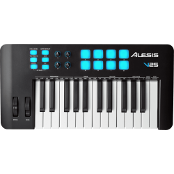 ALESIS V25MKII TECLADO CONTROLADOR USB MIDI 25 TECLAS 8 PADS TIGERS